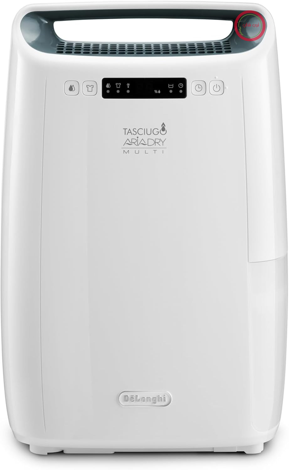 رطوبت‌گیر چندمنظوره De'Longhi AriaDry DEXD216RF، رطوبت را از خانه با فیلتراسیون ۳ مرحله‌ای حذف می‌کند، عملکرد خشک کردن، رطوبت‌سازی ۱۶ لیتر در روز، R290، مخزن آب قابل جدا شدن، مشکی