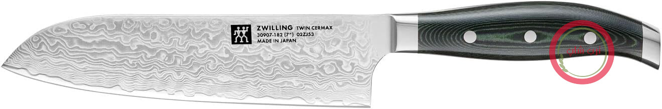 چاقوی سر گردبند ZWILLING TWIN Cermax - 18 سانتی‌متر - جنس میکارتا