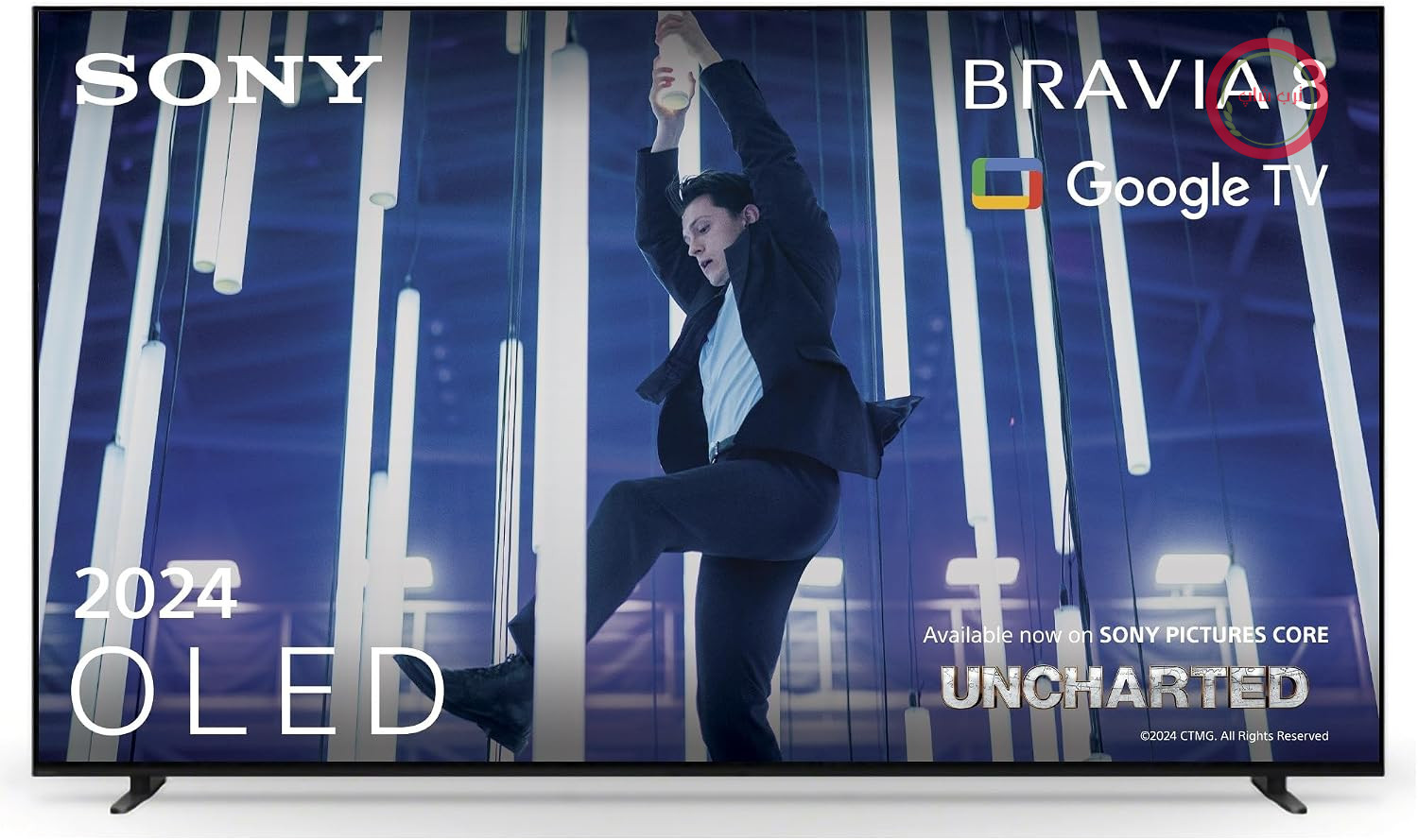 تلویزیون ۷۷ اینچی سونی BRAVIA 8 OLED با کیفیت ۴K HDR و پشتیبانی از گوگل اسمارت (۲۰۲۴) | ویژگی‌های بازی برای IMAX Enhanced، Dolby Vision Atmos، Chromecast، Apple AirPlay، نرخ نوسازی ۱۲۰ هرتز ۷۷XR80