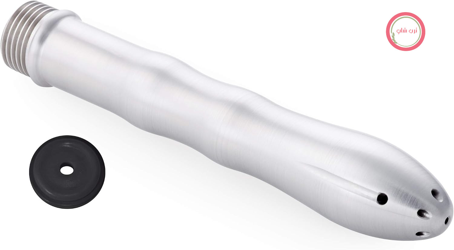 دوش مقعدی پرومد مدل Shower Attachment برای زنان و مردان، دوش واژینال و ناحیه تناسلی از جنس استیل ضد زنگ، کیت انما با 10 نازل، دستگاه انما قابل اتوکلاو برای پاکسازی ناحیه تناسلی یا روده بزرگ