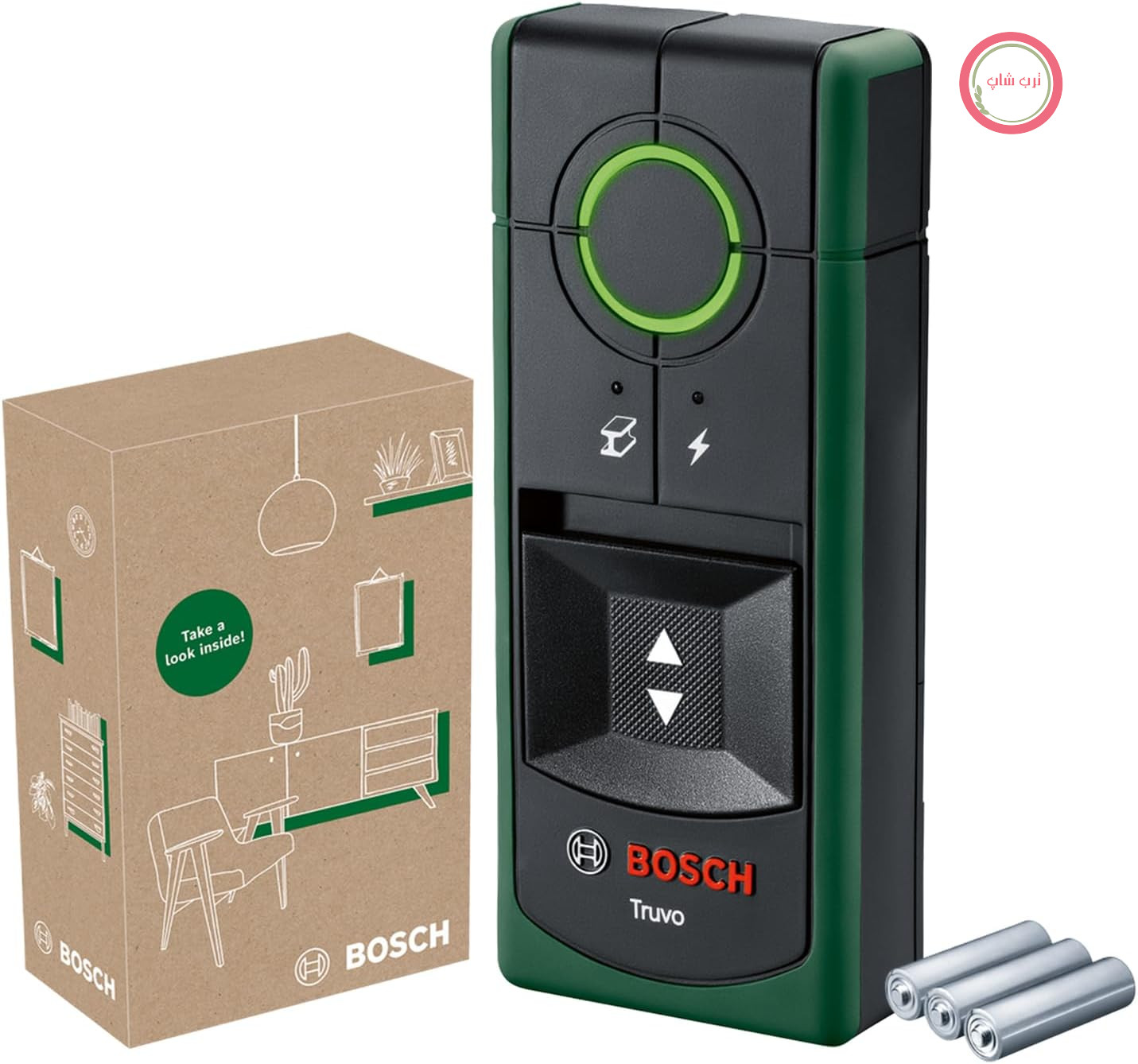 ردیاب ساختمانی بوش آلمان Bosch ترووو نسل دوم (کارکرد ساده با یک دکمه، مکان‌یابی آسان کابل‌های برق‌دار و اشیاء
