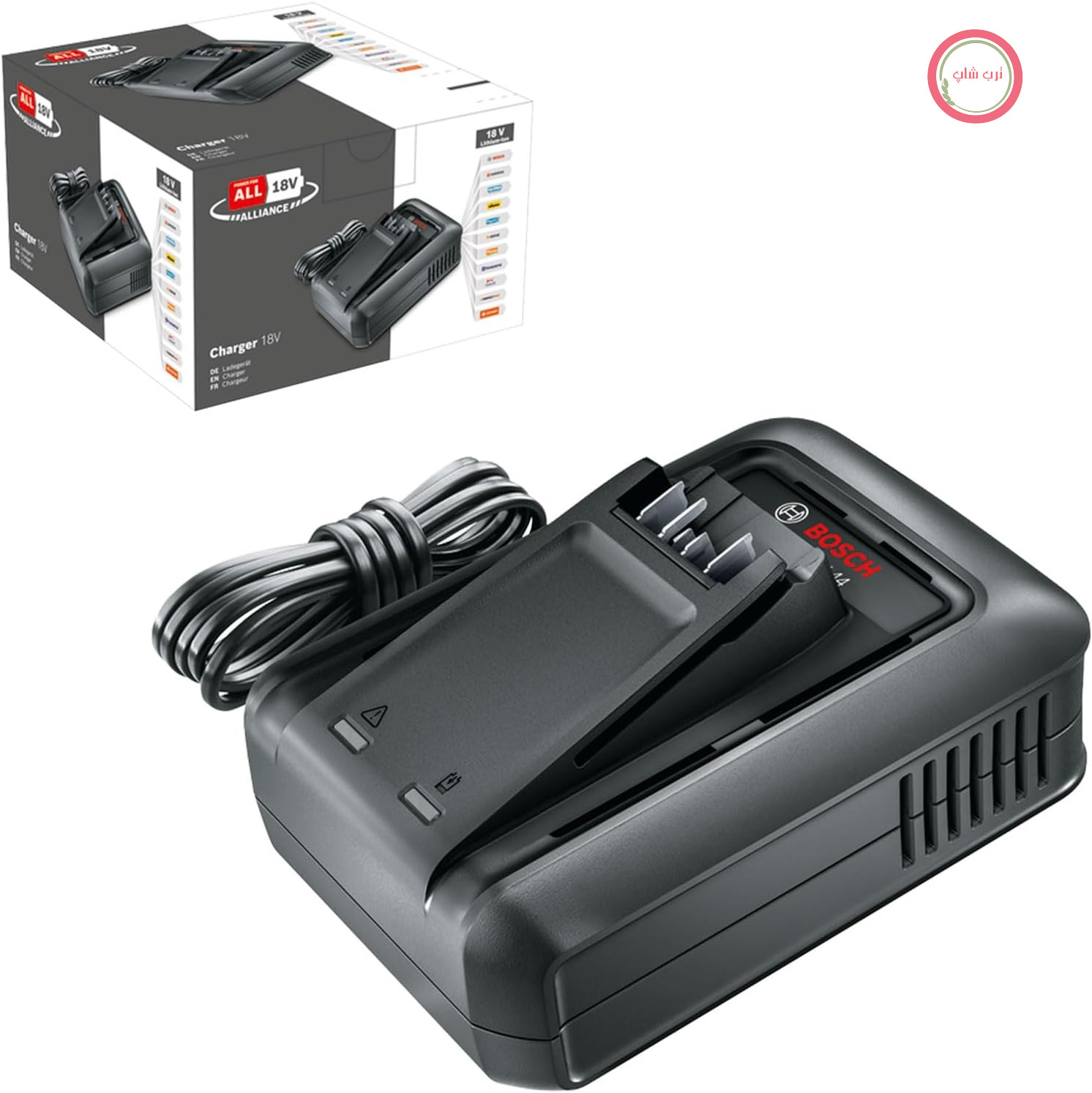 شارژر سریع باتری بوش آلمان مدل Bosch AL 18V - 44 (سیستم 18 ولت؛ جریان شارژ 4.4 آمپر، زمان شارژ باتری