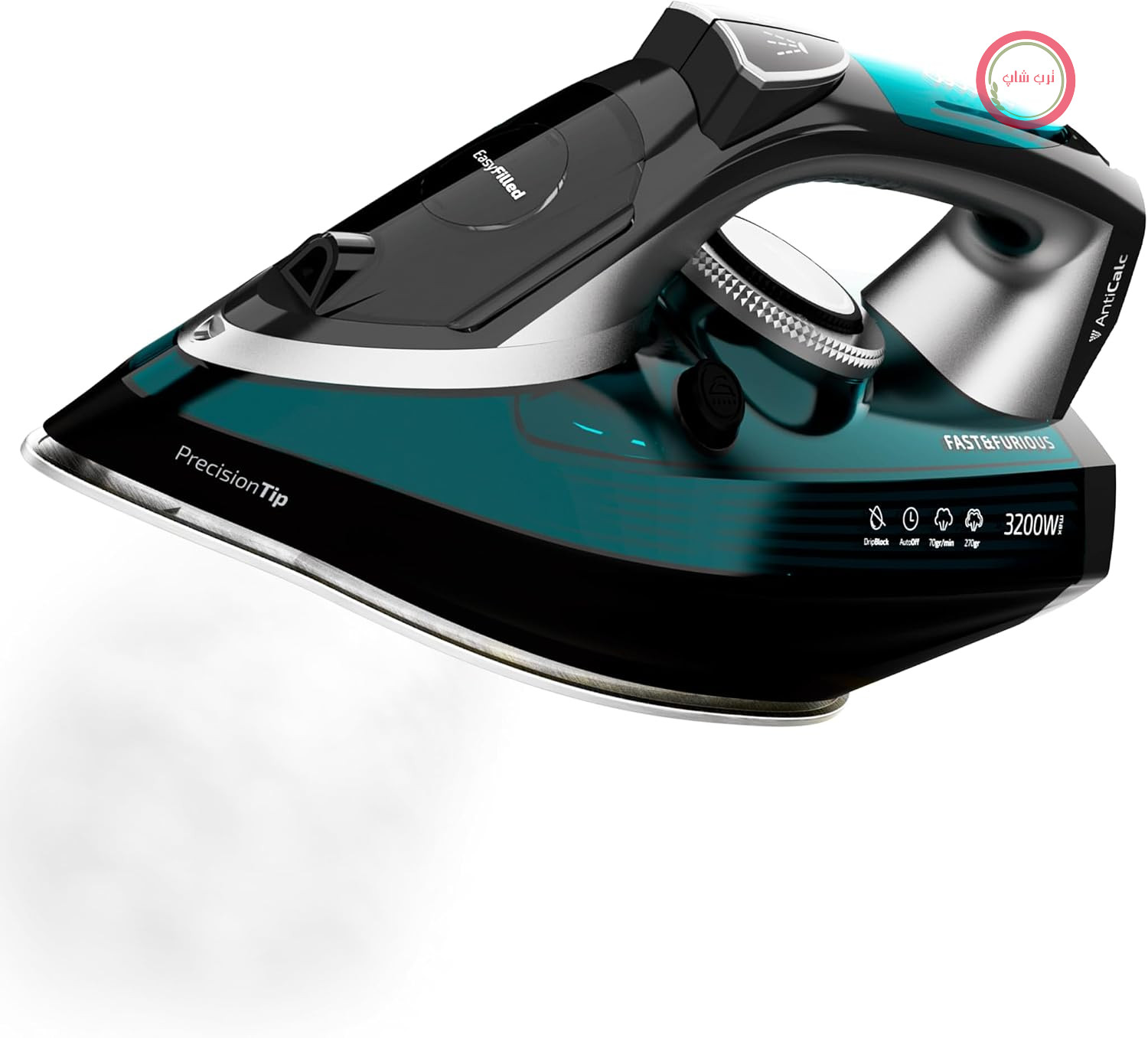 اتو بخار سکوتک اسپانیا Cecotec Fast & Furious 5060 Ultra با توان ۳۲۰۰ وات، خاموش شدن خودکار