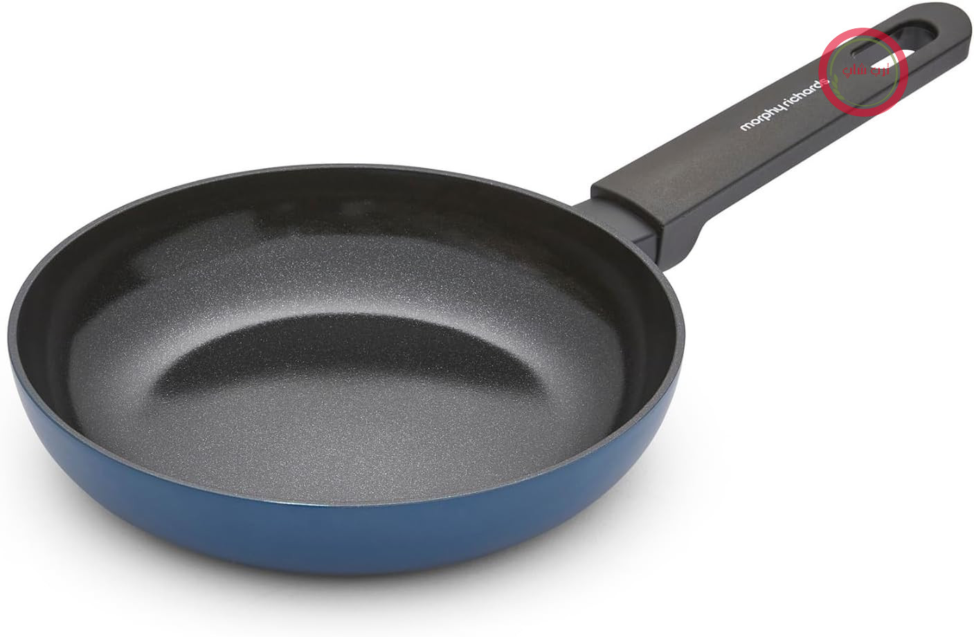 ماهیتابه مورفی ریچاردز انگلستان Morphy Richards آلومینیوم بازیافتی، 20 سانتی‌متر، پوشش سرامیکی نچسب، دسته‌های نرم، مناسب برای فر تا دمای 180 درجه سانتیگراد، مناسب برای انواع اجاق گاز، آبی، 853001