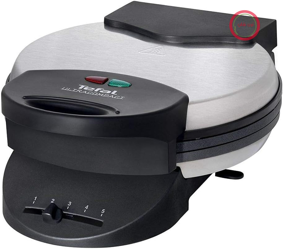 وافل ساز قلبی شکل Tefal WM310D | برای وافل‌های قلبی شکل | کنترل دمای بدون وقفه - برشته کردن به دلخواه شما | صفحات نچسب | مشکی | 1000 وات، باتری خور