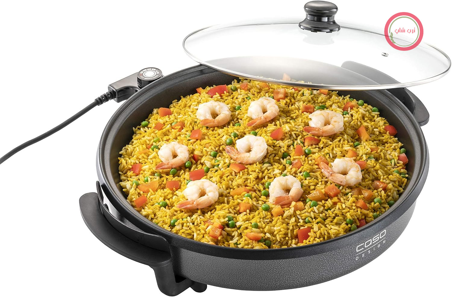 ماهیتابه برقی چندکاره کاسو آلمان CASO Profi Partypfanne، دمای قابل تنظیم تا 240درجه