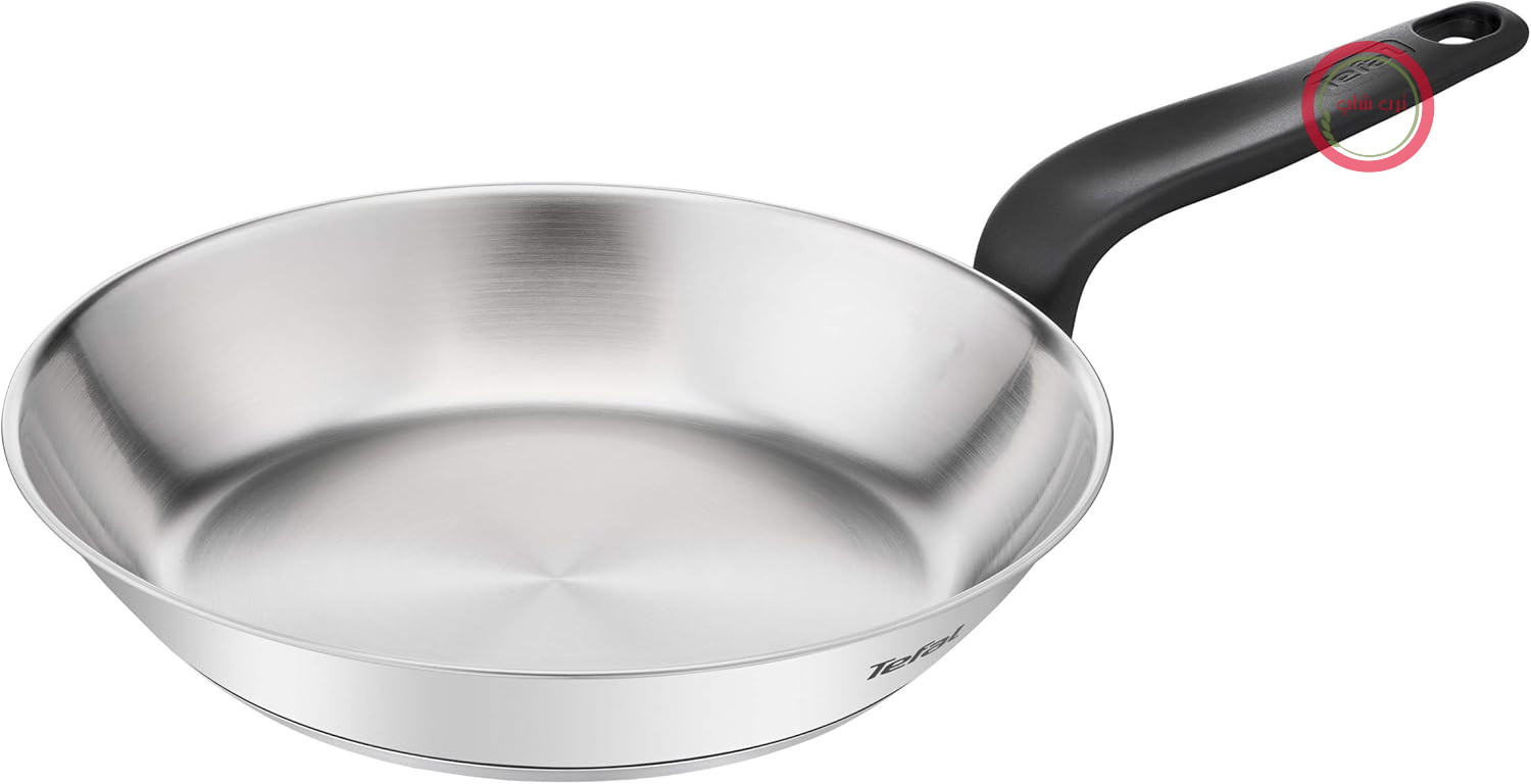 ماهیتابه تفال مدل Primary E3080404، استیل ضد زنگ، 24 سانتی‌متر، 10 سال ضمانت، کیفیت عالی، سازگار با اجاق القایی، برای پخت غذاهای خوشمزه و یخ‌زدایی