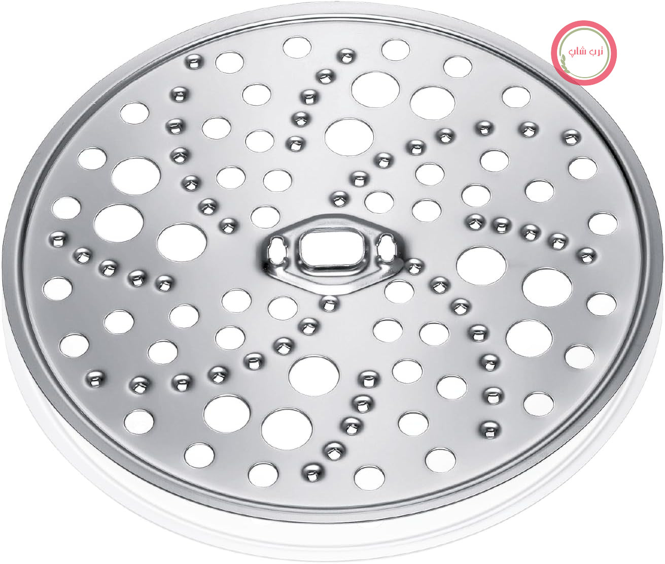 دیسک رنده درشت بوش MUZ45RS1، لوازم جانبی مناسب برای غذاسازهای سری 4، سری 2، MUM4، خردکن مداوم مورد نیاز، برای میوه و سبزیجات، قابل شستشو در ماشین ظرفشویی، استیل ضد زنگ