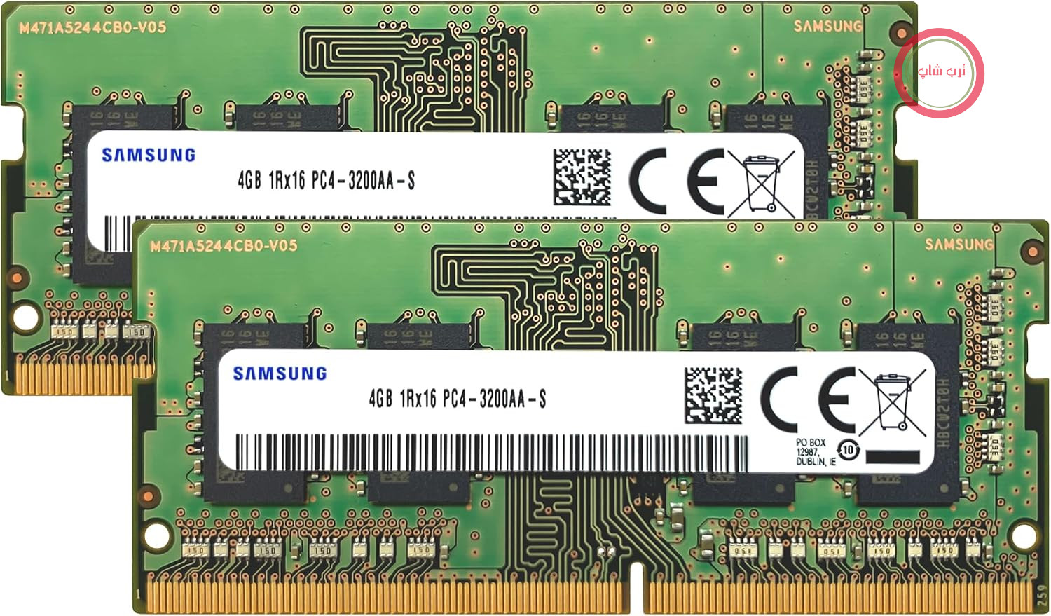 رم سامسونگ 8 گیگابایت (2 x 4 گیگابایت) DDR4 3200 مگاهرتز PC4-25600 (PC4-3200AA) CL22 SODIMM 1Rx16 Single Rank 1.2 V 260-Pin Laptop Memory, Notebook - OEM Bulk