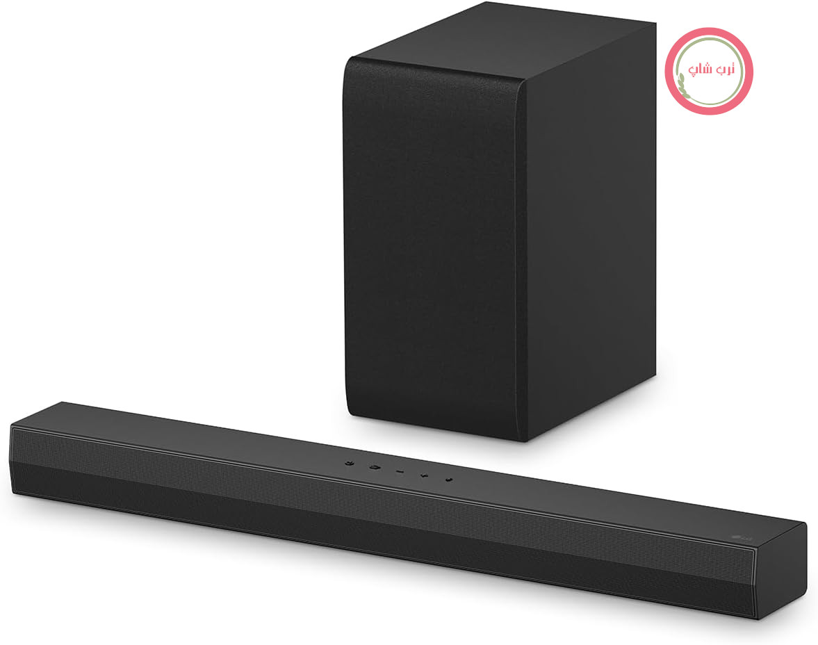 ساندبار ال جی LG DS40T 2.1 (300 وات) با ساب ووفر بی‌سیم (ARC، HDMI، اپتیکال، بلوتوث) [2024]، مشکی