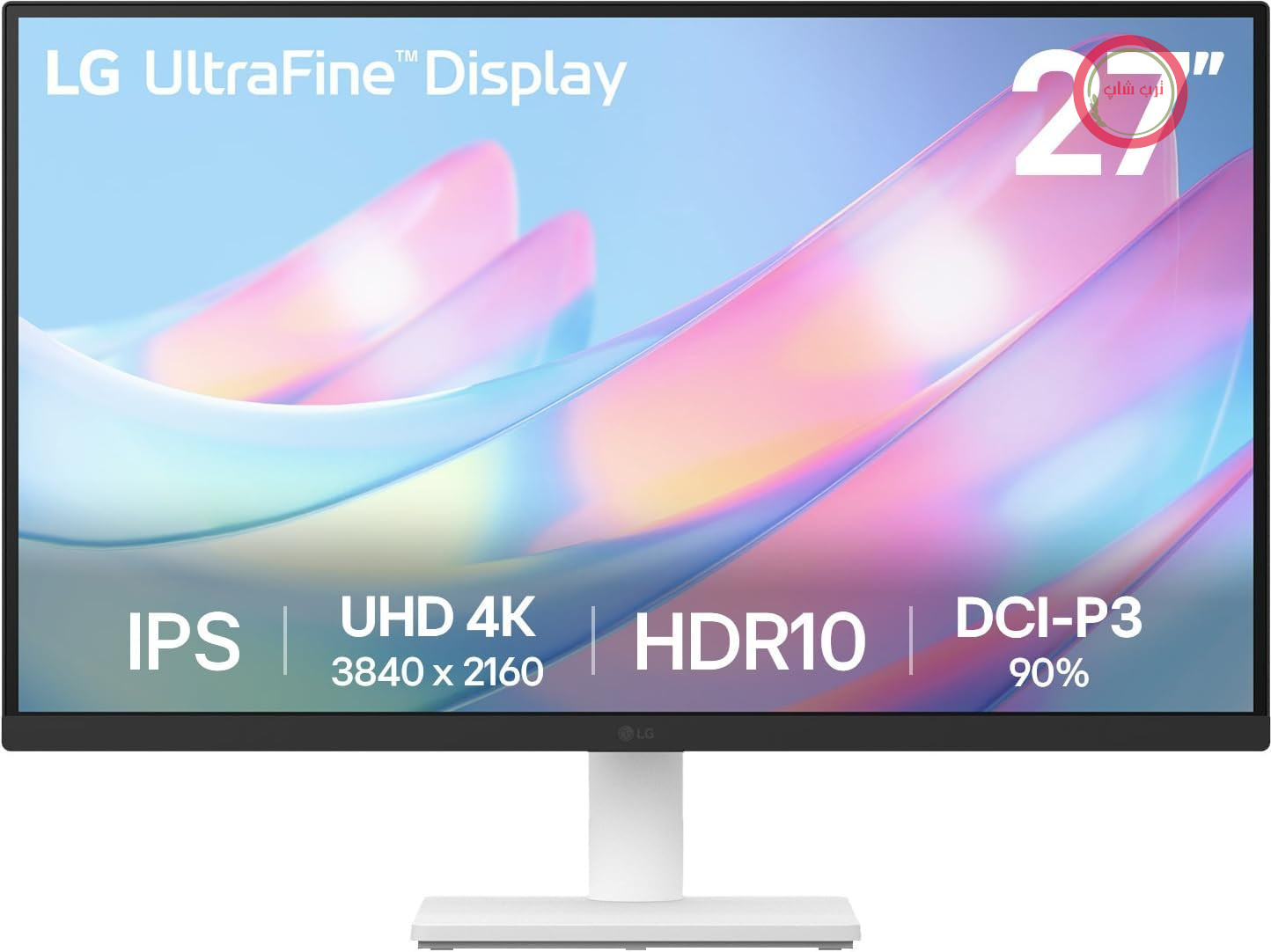 مانیتور ۲۷ اینچی ال‌جی LG 27US50Z-W با کیفیت 4K UHD IPS، HDR10، 90% DCI-P3