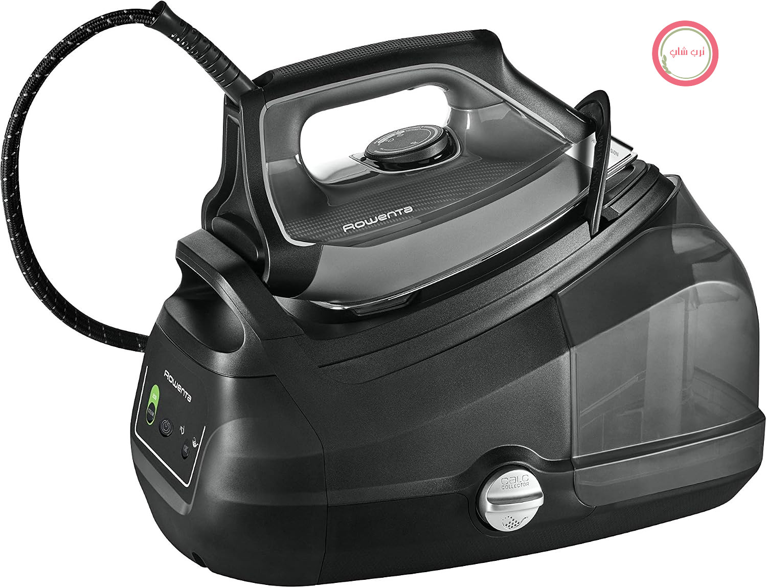 اتو بخار مخرن دار روونتا آلمان Rowenta Perfect Steam Pro، 2400 وات، بخاردهی مداوم 120 گرم در دقیقه، بخاردهی اضافی 430 گرم در دقیقه، عملکرد اقتصادی، مخزن آب قابل جدا شدن 1100 میلی لیتری، مشکی، DG8622