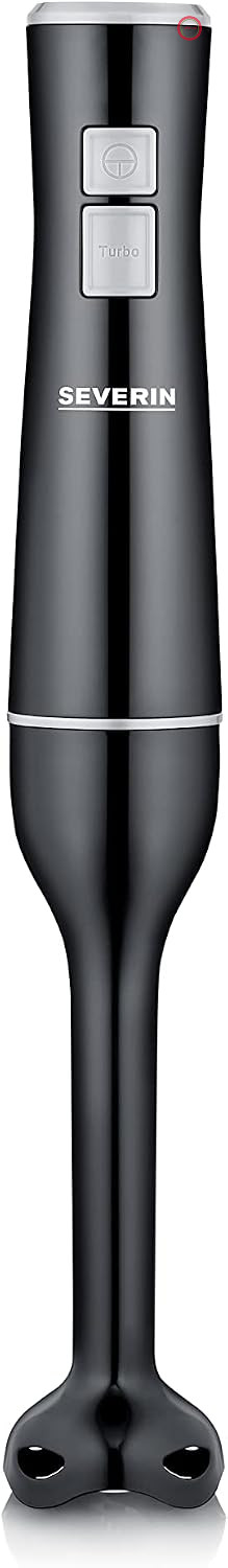 گوشت کوب برقی سورین آلمان SEVERIN برای پوره کردن و خرد کردن، میله مخلوط کن قدرتمند با عملکرد توربو، شفت مخلوط کن قابل جدا شدن و طراحی ارگونومیک، 170 وات، مشکی/خاکستری، مدل SM 3770