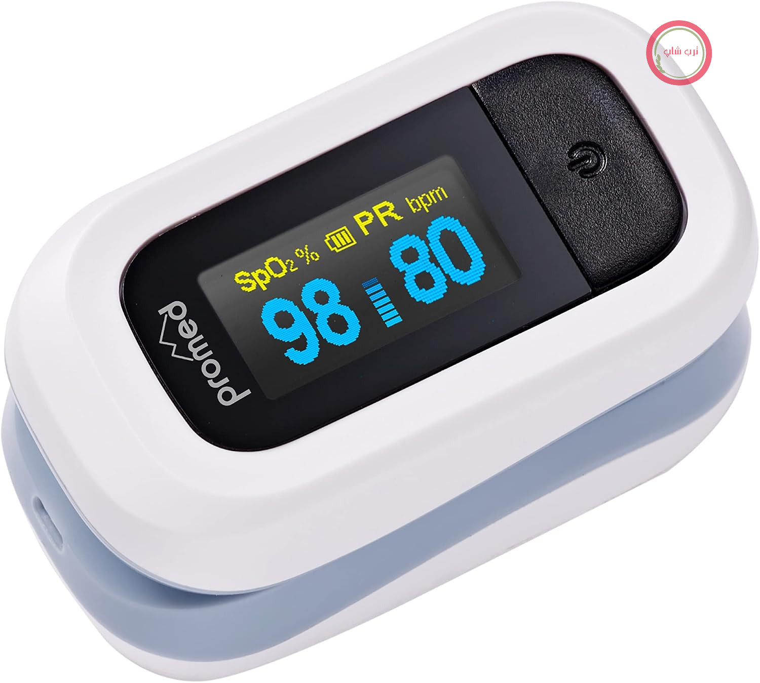 پالس اکسیمتر Promed PM-200 Pro، اندازه‌گیری آسان ضربان قلب و اشباع اکسیژن خون، پالس اکسیمتر انگشتی با صفحه نمایش OLED و خاموش شدن خودکار