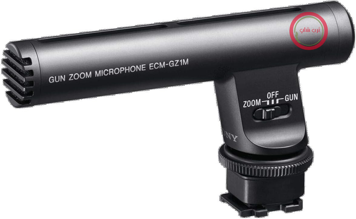 میکروفون تفنگی سونی ECM-GZ1M (به همراه کفشک لوازم جانبی چند منظوره، مناسب برای سری‌های A6000، A7، A9)، سیمی، مشکی