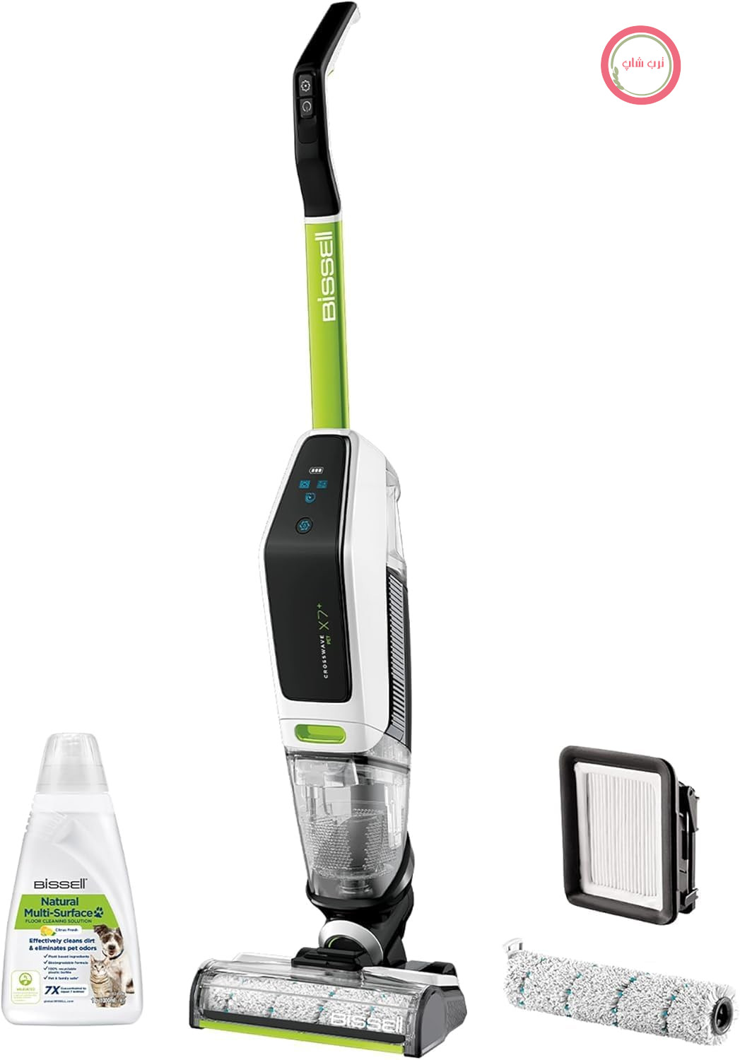 جارو شارژی و زمین‌شوی بیسل آمریکا مدل Bissell CrossWave X7 3479N سه‌کاره