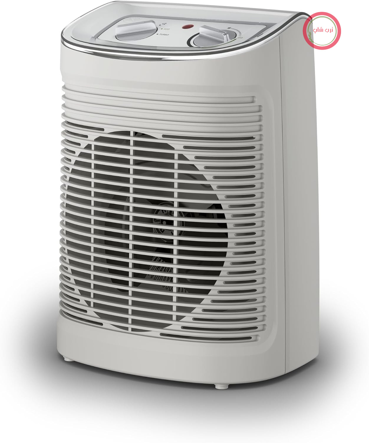 بخاری فن دار روونتا آلمان Rowenta Instant Comfort Aqua، دو حالت گرمایش، عملکرد فن، مصرف انرژی قابل تنظیم، بی صدا، بخاری برقی، خاکستری روشن، SO6510F2، 1200 - 2400 وات