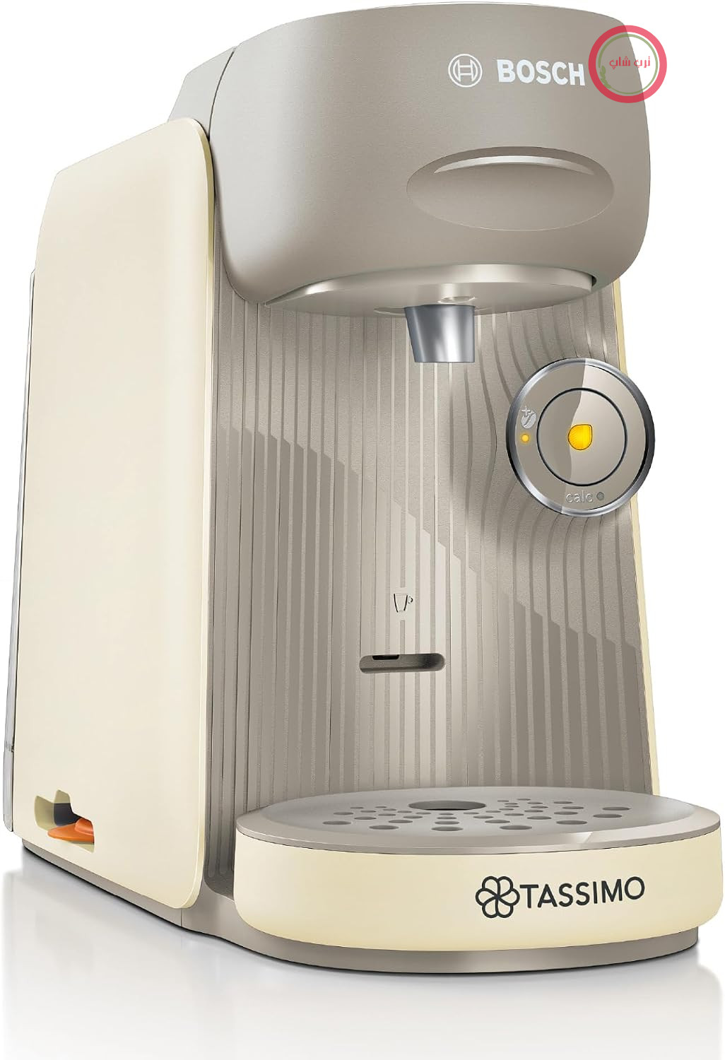 قهوه ساز کپسولی بوش آلمان Bosch Tassimo Finesse TAS167P، 70 نوشیدنی، قهوه غلیظ‌تر با لمس یک دکمه، خاموش شدن خودکار، دوزبندی دقیق، صرفه‌جویی در فضا، 1400 وات، کرم
