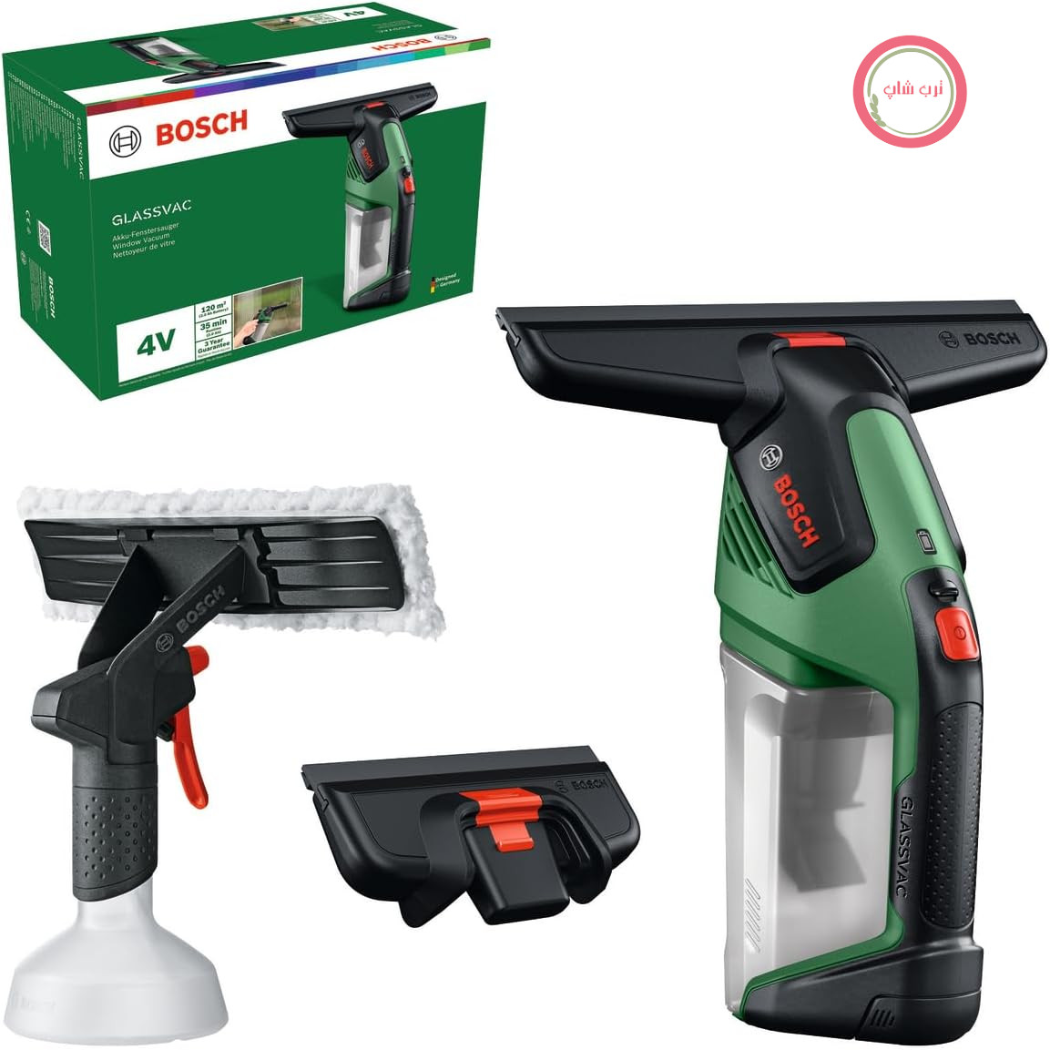 دستگاه شیشه شوی شارژی بوش آلمان Bosch GLASSVAC