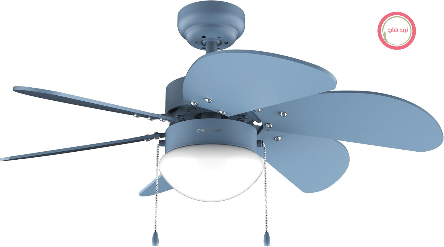 پنکه سقفی سکوتک اسپانیا Cecotec Aero 3600 | موتور مسی، ۳ سطح سرعت، قابلیت چرخش در جهت تابستانه و زمستانه،آبی