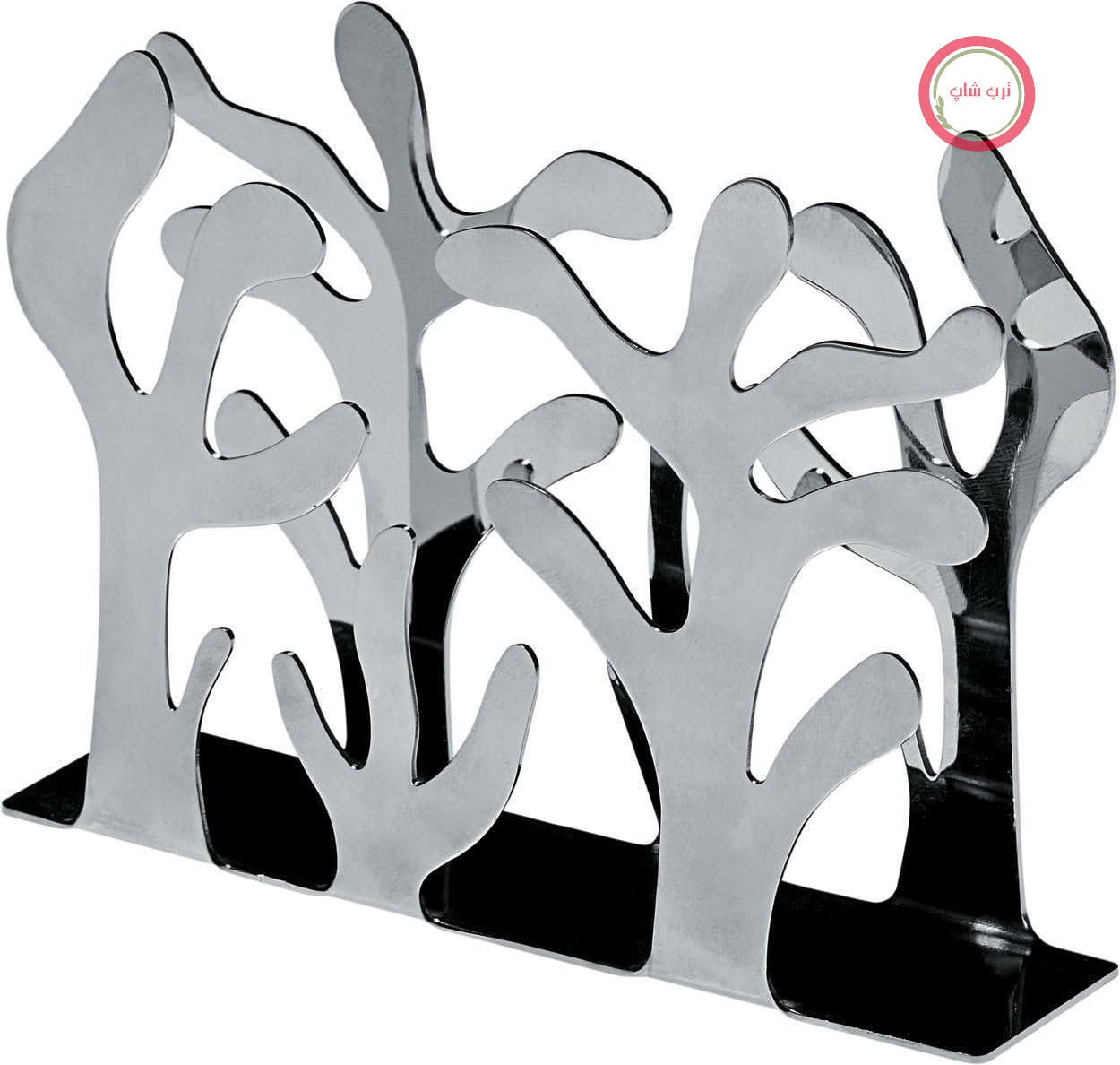 جا دستمال سفره استیل ضد زنگ Alessi "MEDITERRANEO" ، 15 x 9.5 x 10.5 سانتی متر