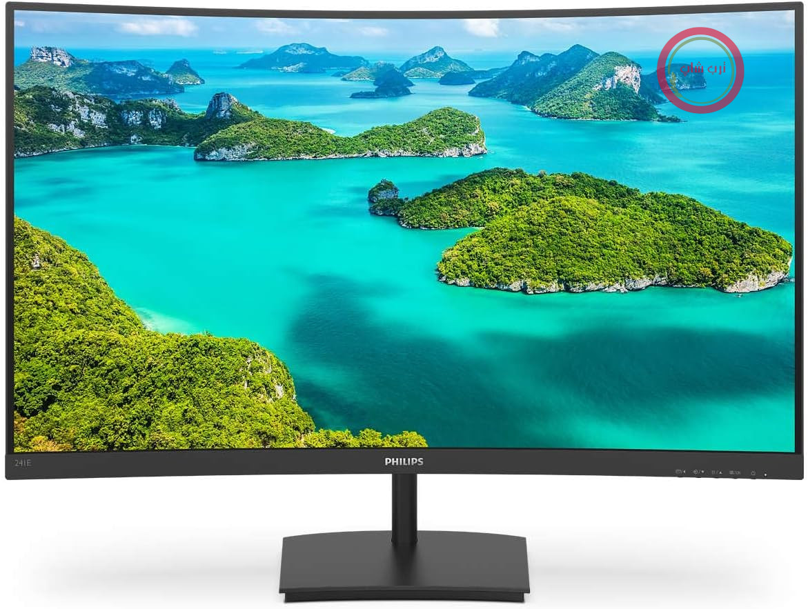 مانیتور منحنی ۲۴ اینچی فیلیپس ۲۴۱E1SC مدل Zoll FHD، قابلیت FreeSync (1920x1080، ۷۵ هرتز، VGA، HDMI) ساخت شرکت Schwarz