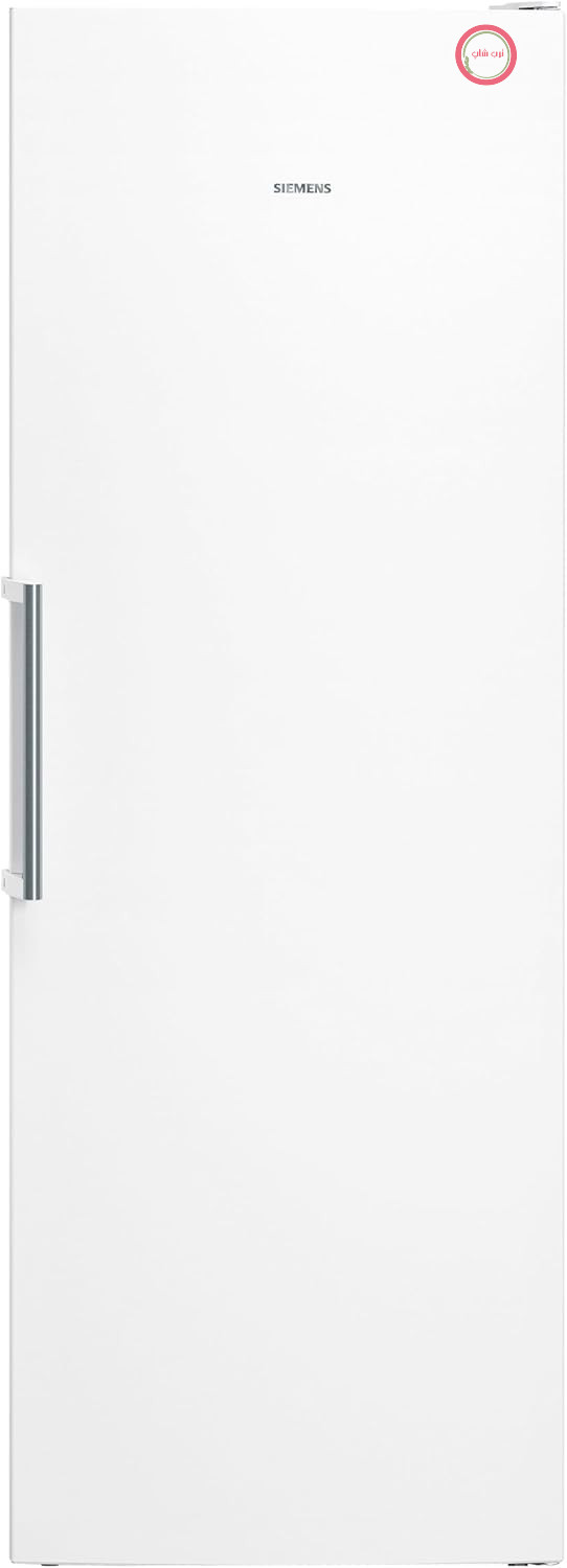 فریزر ایستاده زیمنس GS58NAWCV iQ500، 191 در 70 سانتی‌متر، 366 لیتر، بدون برفک - دیگر هرگز یخ‌زدایی نکنید، جعبه بزرگ برای اقلام یخ‌زده بزرگ، varioZone - کشوهای انعطاف‌پذیر و قفسه‌های شیشه‌ای، سفید