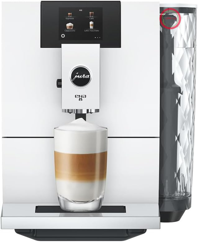 اسپرسوساز تمام اتوماتیک جورا سوئیس Jura مدل ENA 8 Full Nordic White 15491