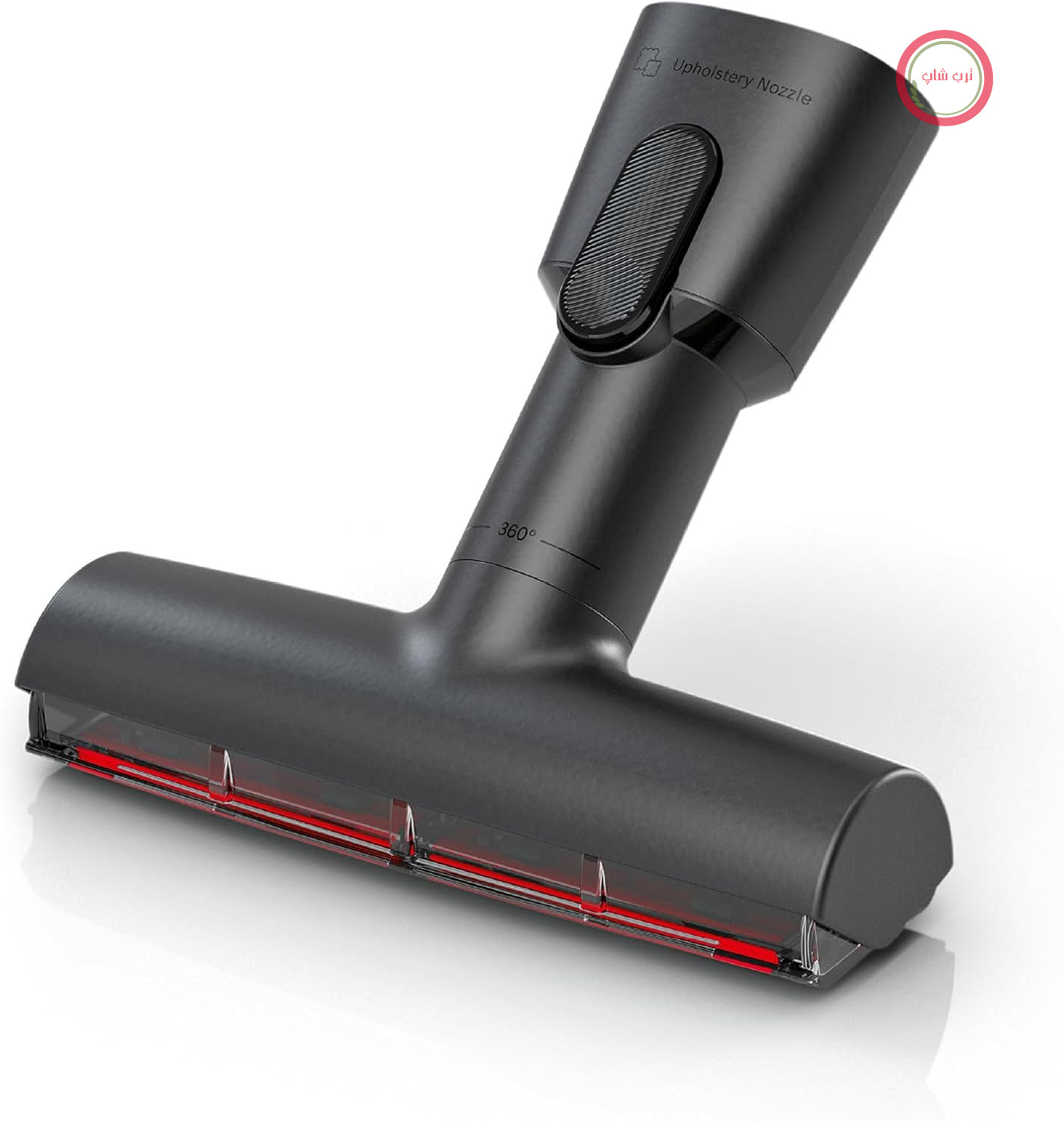 نازل روکش صندلی Bosch XXL BHZUNGXXL، برای جاروبرقی‌های بی‌سیم Unlimited 9 و 10 اینچی، چرخش 360 درجه، قطر برس بزرگ، ایده‌آل برای تمیز کردن روکش مبلمان و فضای داخلی خودرو، لوازم جانبی اصلی، مشکی