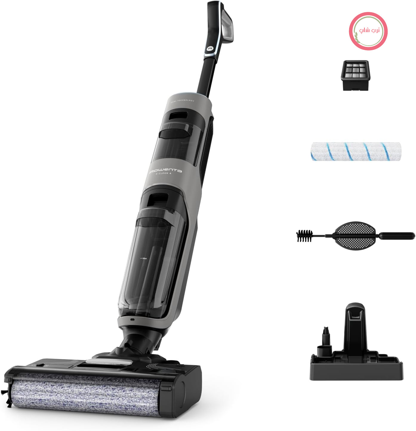 جارو شارژی روونتا آلمان بی‌سیم Rowenta X-Clean 4، زمان کارکرد ۵۰ دقیقه