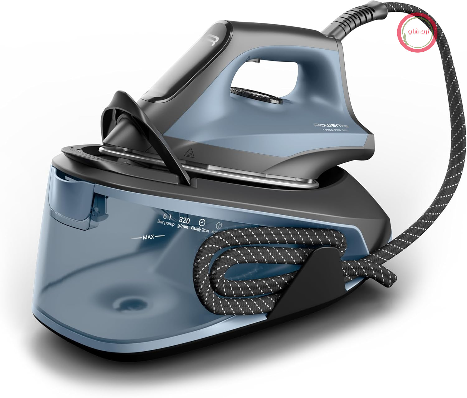 اتو بخار مخرن دار روونتا آلمان Rowenta Force Pro 300، 2400 وات، فشار پمپ 6.1 بار