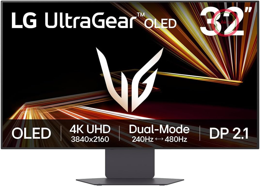 مانیتور گیمینگ ال‌جی LG Ultragear™ 32GX870A-B با کیفیت 4K UHD OLED و رزولوشن 32 اینچ، نرخ نوسازی 240 هرتز/480 هرتز