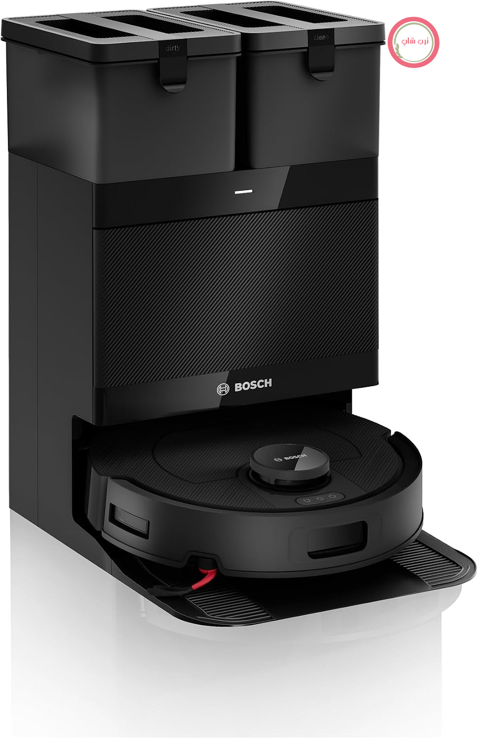 جارو رباتیک بوش آلمان Bosch Spotless2 با عملکرد تی کشیدن، BCR2S1B، مشکی
