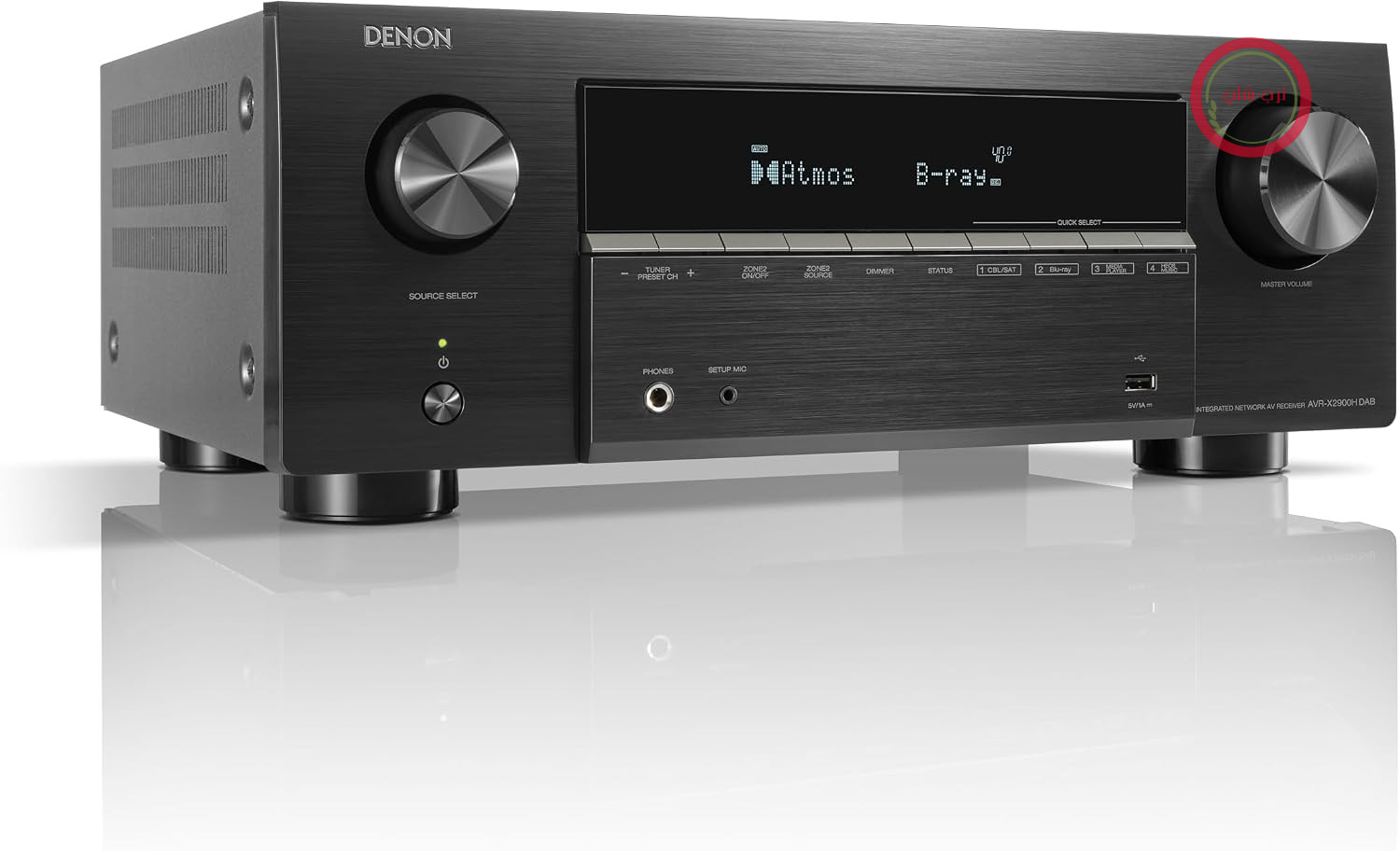 گیرنده صوتی و تصویری ۷.۲ کاناله DAB دنون مدل AVR-X2900H، تقویت‌کننده HiFi با فناوری دالبی اتموس