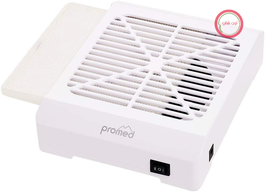 جاروبرقی ناخن حرفه‌ای Promed Nailfan Mini، جاروبرقی ناخن قدرتمند با فیلتر، جاروبرقی ناخن سبک مناسب برای ناخن‌کاری، سالن‌های زیبایی، طراحی ناخن و مانیکور