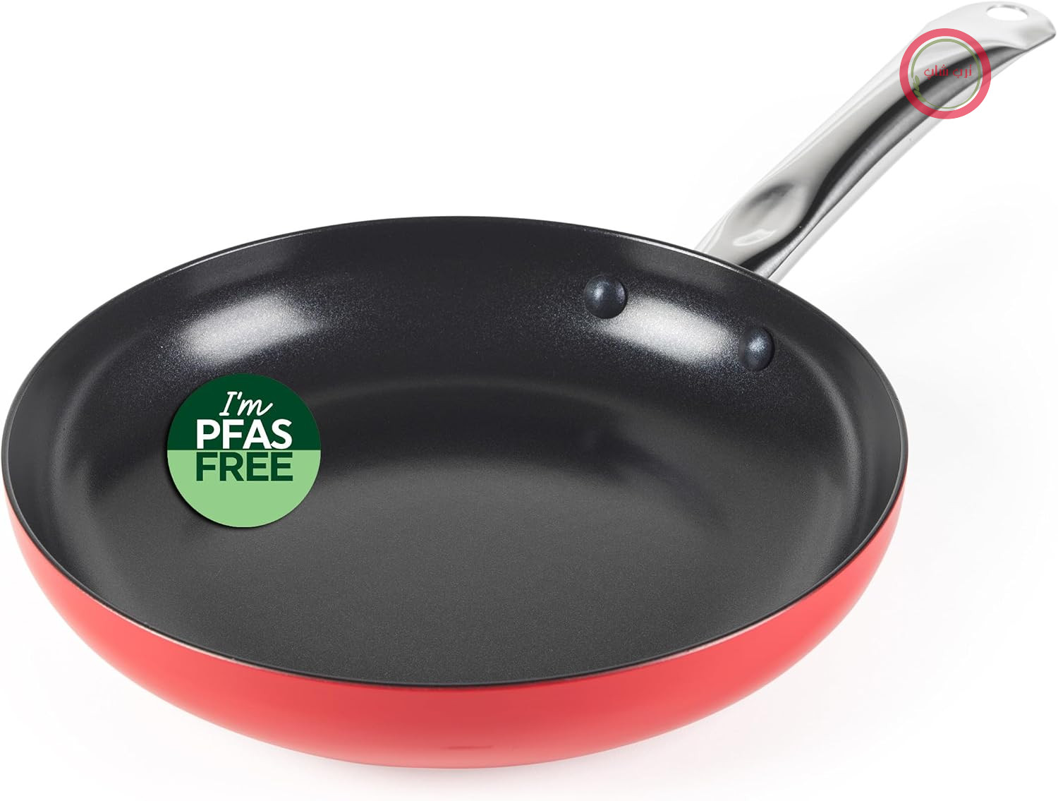 ماهیتابه راسل هابز ریویرا ۲۴ سانتی‌متر، پوشش سرامیکی بدون PFAS | محفظه آلومینیومی پرس‌شده، توزیع سریع و یکنواخت حرارت، سازگار با القای حرارتی، مناسب برای فر تا دمای ۲۲۰ درجه سانتی‌گراد