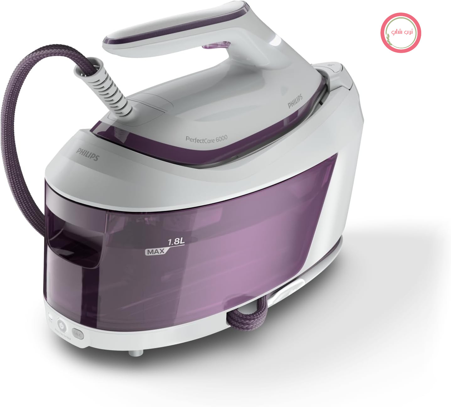 مولد بخار PHILIPS PSG6020/30، دما ۶.۵ بار، جریان بخار ۱۳۰ گرم در دقیقه، فشار ۵۰۰ گرم در دقیقه، ۲۴۰۰ وات