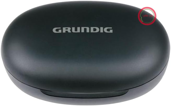 هدفون بی‌سیم GRUNDIG بلوتوث - هدفون بی‌سیم با نشانگر LED و کیس شارژ - داخل گوشی با فناوری OWS و شارژر USB-C - مشکی