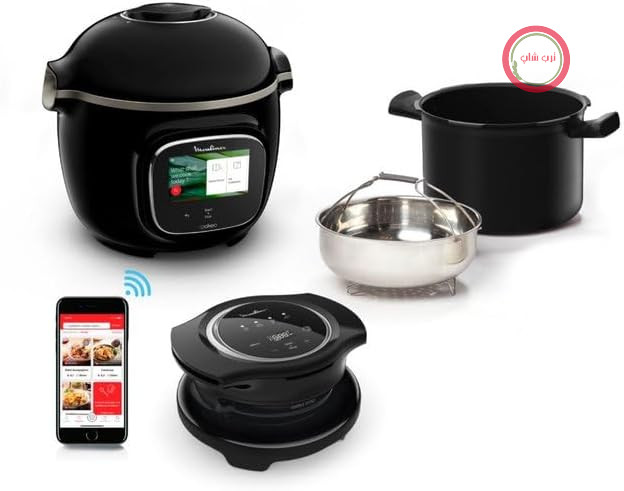 مولتی کوکر مولینکس فرانسه Moulinex مدل Cookeo – قدرت ۱۶۰۰ وات، رنگ مشکی