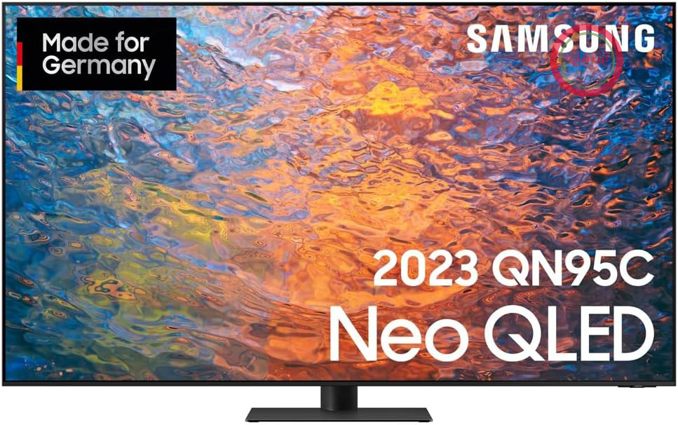 تلویزیون ۸۵ اینچی سامسونگ Neo QLED 4K QN95C (مدل GQ85QN95CATXZG، مدل آلمانی)، Neo Quantum HDR+، طراحی Infinity One، پردازنده کوانتومی عصبی ۴K، تلویزیون هوشمند [۲۰۲۳]