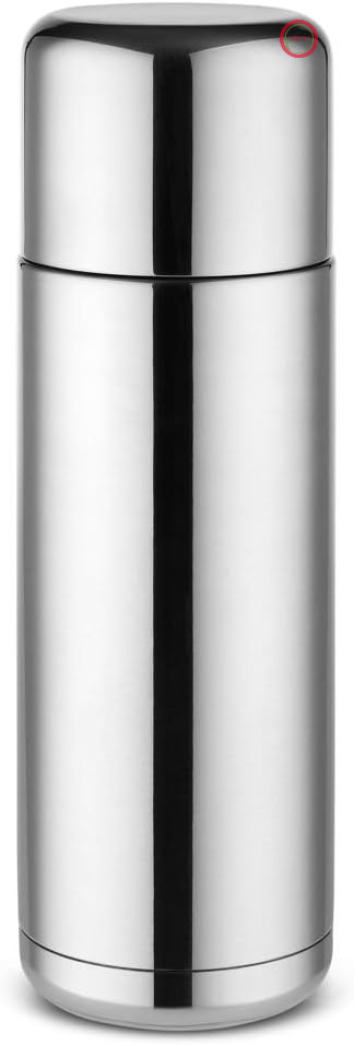 فلاسک دو جداره Alessi NF04 Nomu - استیل ضد زنگ 18/10، جلا داده شده و رزین ترموپلاستیک.