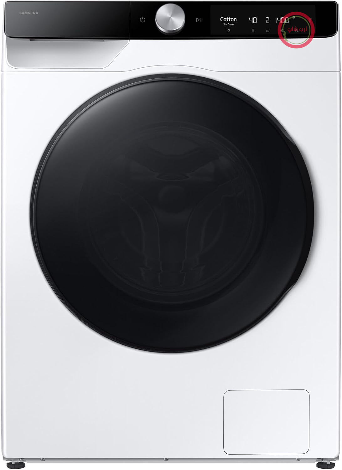 ماشین لباسشویی و خشک‌کن سامسونگ Samsung مدل AI Control WD11DG6B85BKU3، ظرفیت ۱۱+۶ کیلوگرم، Ecodosator، بخارشوی ضدعفونی‌کننده، سرعت فوق‌العاده، درب از جلو، ابعاد ۶۰ طول x ۸۵ ارتفاع x ۶۰ عمق سانتی‌متر