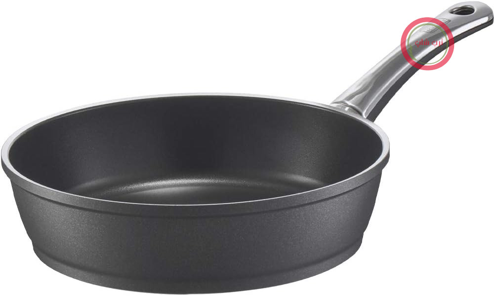 ماهیتابه برندس آلمان ۲۸ سانتی‌متر تیتانیوم نسخه ویژه - دیواره‌های بلند، ماهیتابه آلومینیومی ریخته‌گری شده با روکش نچسب، دسته استیل ضد زنگ، ۱۰۰٪ بدون PFOA، برای سرخ کردن، آب‌پز کردن و گریل کردن، ۳.۸ لیتر