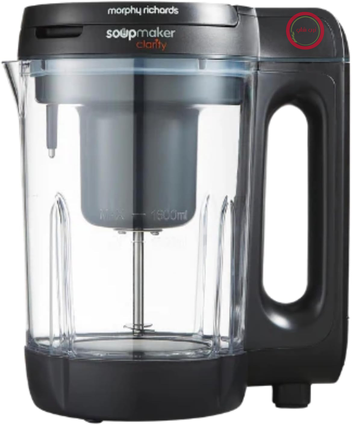 سوپ ساز مورفی ریچاردز انگلستان Morphy Richards مقدار ۱.۶ لیتری Clarity، کنترل وعده غذایی، ۹ عملکرد، فناوری پاسخ هوشمند، گرم نگه داشتن، سوپ ساز و اسموتی ساز، سفید و مشکی، کد ۵۰۱۰۵۰