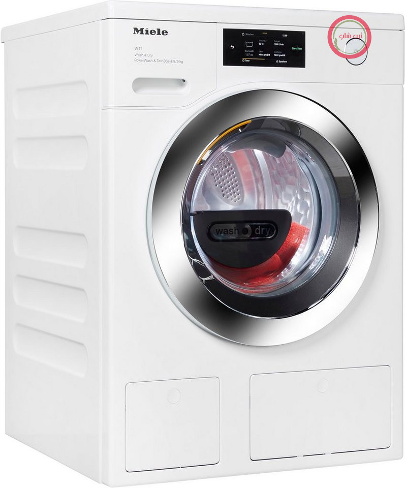 ماشین لباسشویی و خشک‌کن میله WTR860WPM PWash&TDos 8/5 کیلوگرم، 8 کیلوگرم، 5 کیلوگرم، 1600 دور در دقیقه، تنظیم خودکار دوز مواد شوینده، 25 سال گارانتی موتور