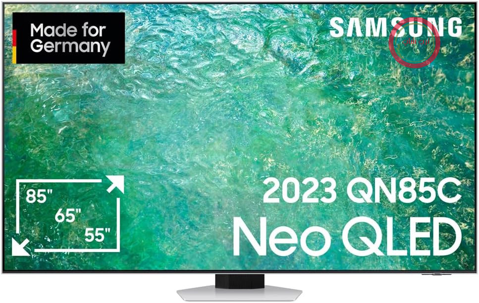 تلویزیون ۷۵ اینچی سامسونگ Neo QLED 4K QN85C (مدل GQ75QN85CATXZG، مدل آلمانی)، Neo Quantum HDR، پردازنده کوانتومی عصبی ۴K، دالبی اتموس، تلویزیون هوشمند [۲۰۲۳]