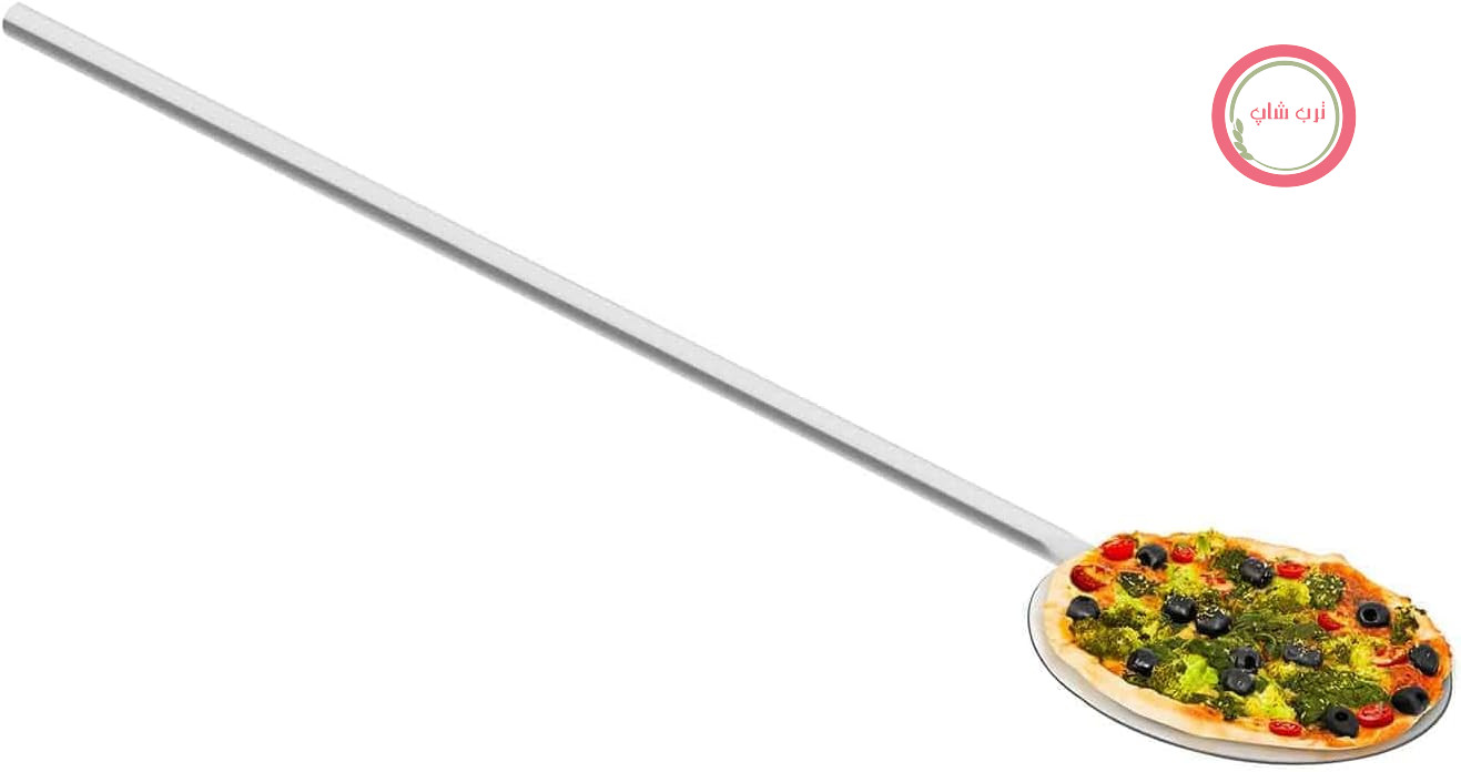 بیلچه پیتزا رویال کترینگ آلمان Royal Catering RCPS-1000/200 (قطر 20 سانتی متر، طول کل 100 سانتی متر، استیل ضد زنگ با کیفیت بالا)