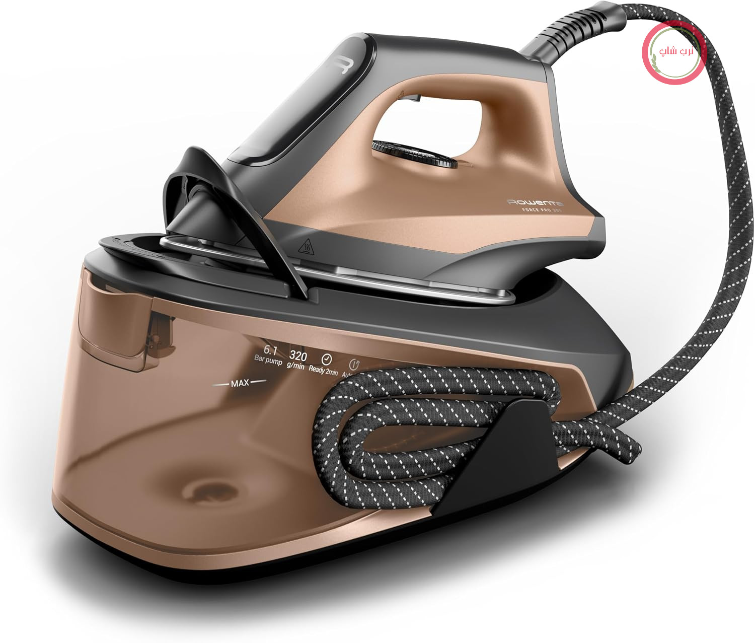 اتو بخار مخرن دار روونتا آلمان Rowenta Force Pro 300، 2400 وات، فشار پمپ 6.1 بار