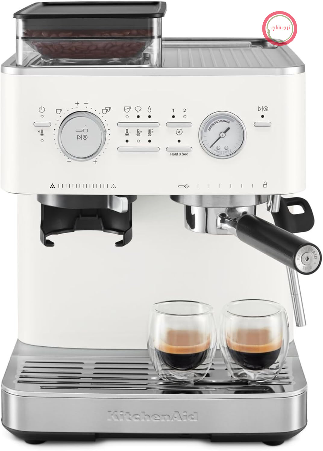 اسپرسو ساز اسپریسی نیمه اتوماتیک کیچن اید آمریکا  KitchenAid 5KES6551EPL نوشیدنی های داغ از اسپرسو تا کاپوچینو