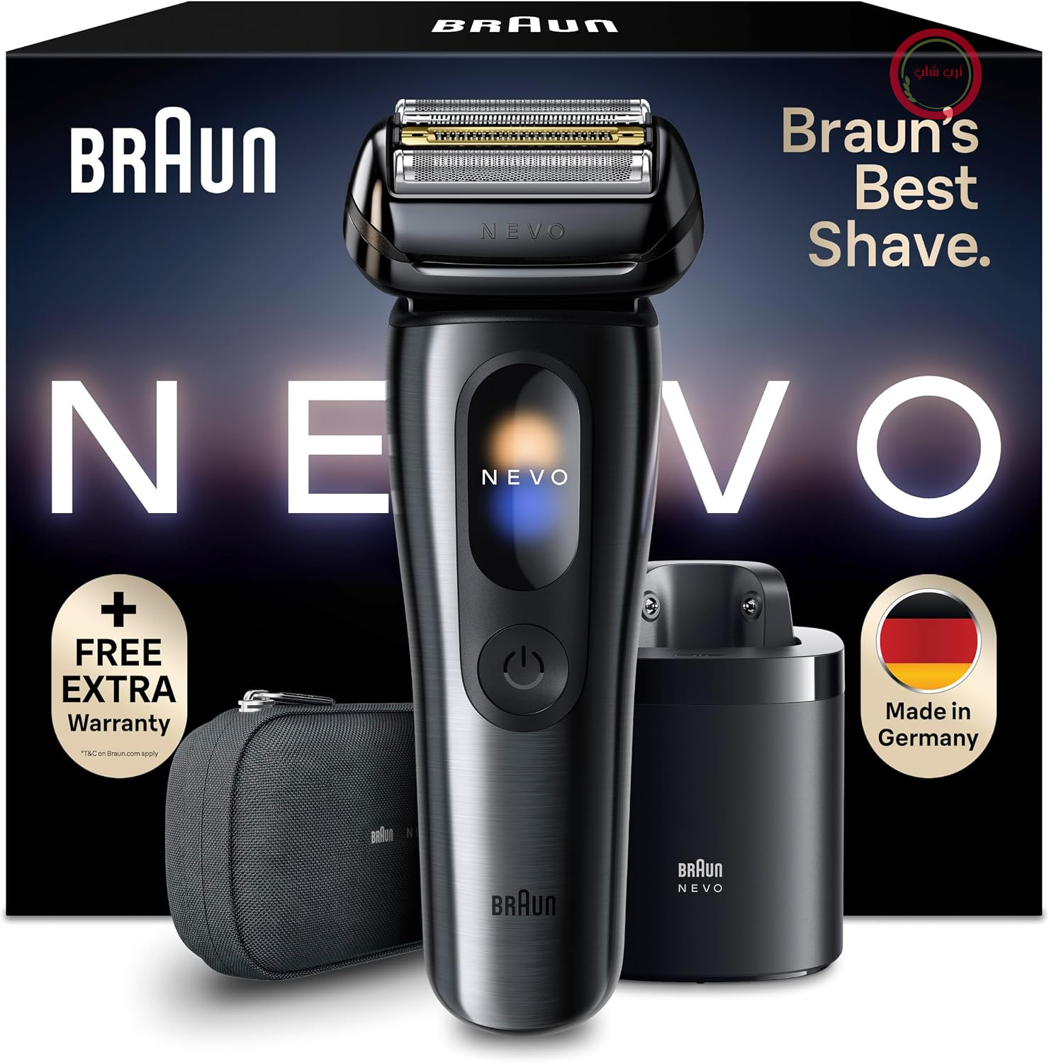 ریش تراش برقی مردانه براون آلمان Braun NEVO NEVO11015C, Schwarz مشکی